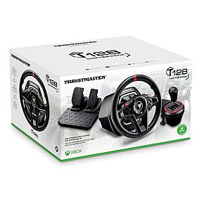 Thrustmaster (4468015) T-128 Shifter Pack with Wheel Pedals and Shifter