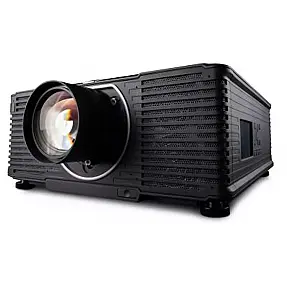 Barco R9400812UK 4K laser projector front angle view
