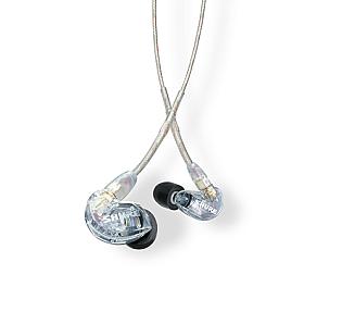 Shure SE215 Pro, Wired 22 - 17000 Hz Studio Headset/Earphones Transparent