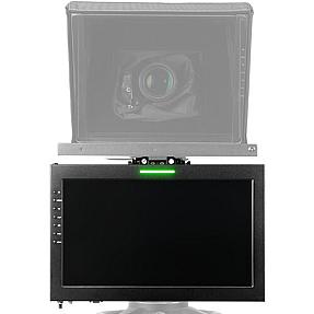 Ikan 19 inch Talent Monitor front view with Tally add-on attached