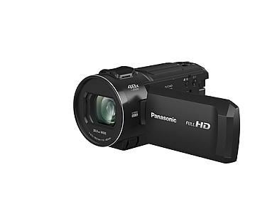 Panasonic HC V900E camcorder front view