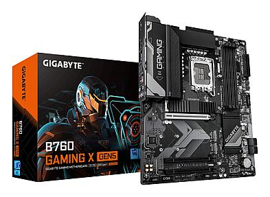 Gigabyte B760 Gaming X Gen5 ATX motherboard full board view