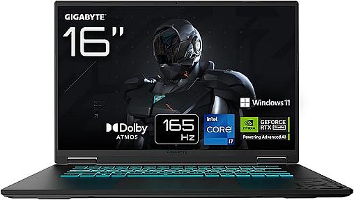 GIGABYTE A16 Gaming, Rayzen 7 260, RTX 5050, 16GB/1TB, 16" Laptop