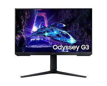 Samsung 24" Odyssey G30D, FHD 180Hz Gaming Monitor, 24" Full HD LED, Black