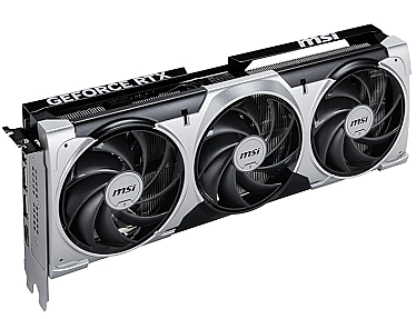 MSI GPU NV 5080 gaming graphics card with 16GB RAM and triple fan design