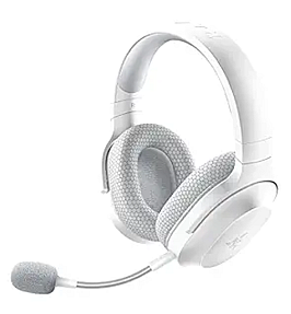 White KygoLife A3/600 on-ear headphones with integrated microphone for calls