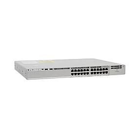 Cisco Catalyst C9300-24P-E, L2/L3, Gigabit PoE, Managed Switch, Rack mounting 1U