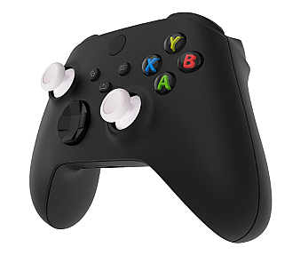 Xbox One Elite controller left thumbstick replacement in silver-gray