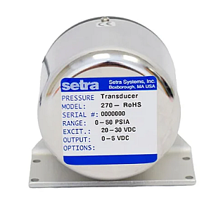High accuracy differential pressure transducer industrial pressure sensor front view