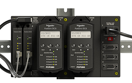 Field Control Processor 280 FCP280 DCS module with dual power input and industrial network ports