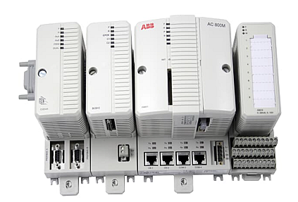 ABB AC 800M PM856 DCS controller with 32-bit RISC processor and Ethernet ports
