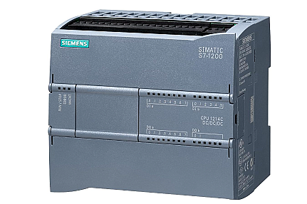 Siemens 6ES7214-1AG40-0XB0 SIMATIC S7 1200 1214C compact PLC CPU with integrated digital and analog I/O ports