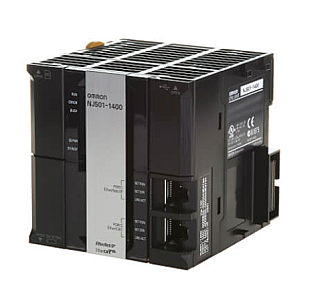 Omron NJ501-1300 PLC machine automation controller with EtherCAT and EtherNet/IP ports