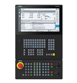 SINUMERIK 828 CNC controller MCP 1200U-V with mechanical buttons vertical panel