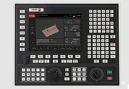 NC 8058elite M CNC controller for small to medium milling machines