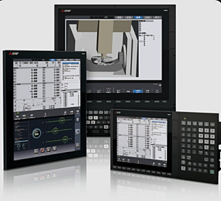 Mitsubishi M830VW CNC controller for machining center systems with 32 axis capacity and Windows based display