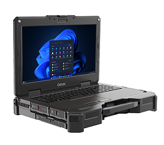 Getac X600 Pro rugged laptop front view 15.6 inch FHD display