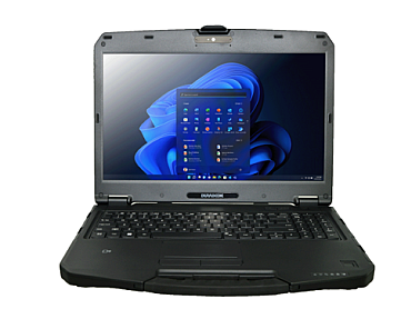 Durabook S15 rugged laptop front view 15.6 inch FHD display