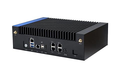 NVIDIA Jetson AGX Orin AI PC front view with USB and Ethernet ports