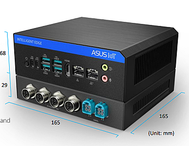 PE3000N industrial edge computer front view with multiple USB and Ethernet ports