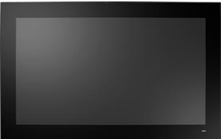 PPC-421W industrial panel PC 21.5 inch touchscreen front display view