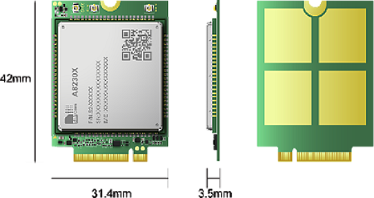 SIMCom A8230C-M2 5G NR LTE M.2 Wireless Module