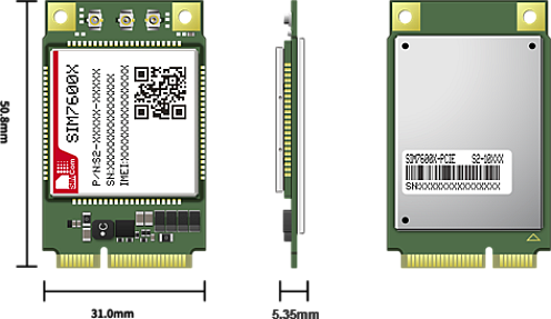 SIMCom SIM7600SA-PCIE 4G LTE Module