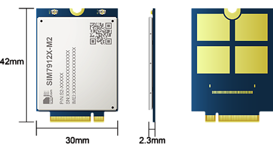 SIMCom SIM7912E-M2 0NN0G0AA LTE-A Module