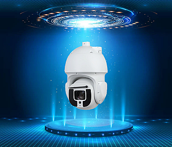 5G AI HD Dome Camera with 4MP STARVIS sensor and 40x optical zoom mounted on ceiling