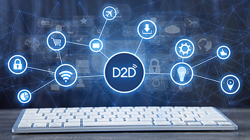 IoT controller digital and analog I O ports close up detail