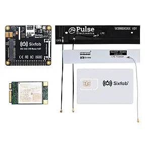 Sixfab 4G/LTE Cellular Modem Kit for Raspberry Pi