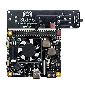 Sixfab Raspberry Pi Power Management & UPS HAT-