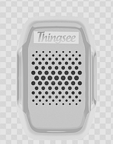 Thingsee environment sensor showing compact design with multi sensing capability