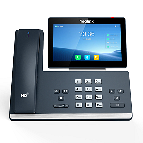 Yealink SIP-T58W PRO grey IP phone front view with LCD