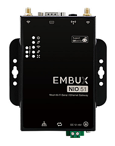 Nexcom NIO 51 Industrial Gateway WiFi Mesh Serial Ethernet Device
