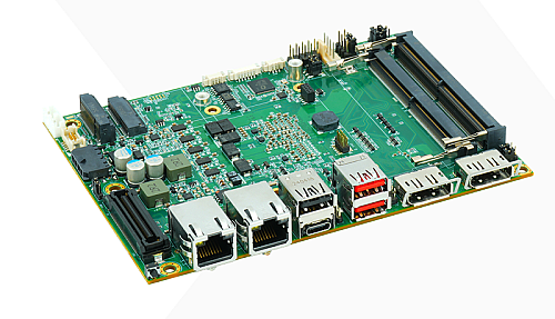 Kontron 3.5 inch single board industrial PC with Intel Core Ultra CPU and dual LAN ports