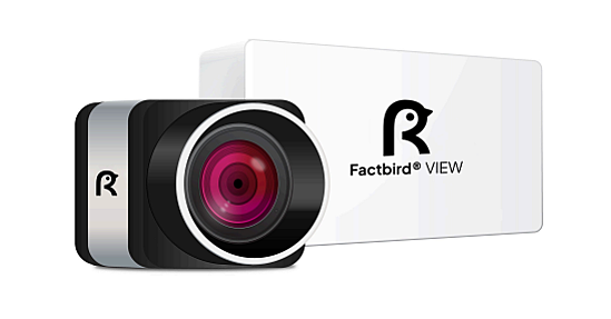Factbird VIEW industrial camera box with USB webcam support
