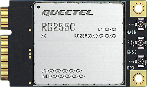 Quectel 5G RedCap RG255C Mini PCIe series