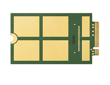 Waveshare SIM8260G-M2 compact 5G sub-6GHz module showing SIM slot and edge connectors