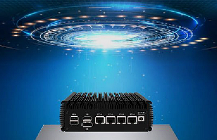 Xingter Mini 5G core network device with Intel Celeron CPU and compact metal chassis