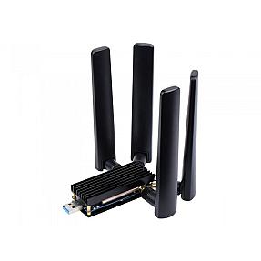 Waveshare 5G DONGLE Module, quad antennas, USB3.1 port