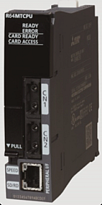 Mitsubishi iQ R motion controller CPU 64 axis front view industrial module