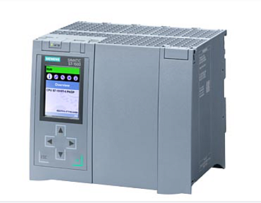 Siemens S7-1500T CPU 1518T-4 PN/DP controller ports and interfaces close up