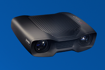 ZIVID 2+ MR60 industrial 3D camera front view structured light sensor