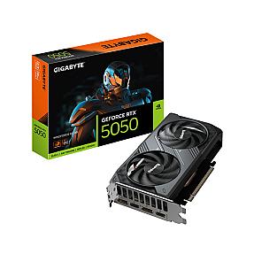 GIGABYTE GeForce RTX 5050 WINDFORCE OC 8GB graphics card front view