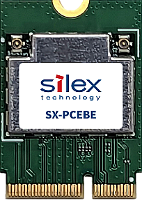 Silex Technology Wi-Fi 7 plus Bluetooth® Combo Module  SX-PCEBE