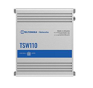 Teltonika TSW110000000, 10Gbps, 5 x RJ45 ports, L2 unmanaged Ethernet switch