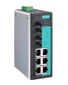 Moxa EDS-408A-MM-ST, 2 Layer, 8 Ports Managed Industrial Switch