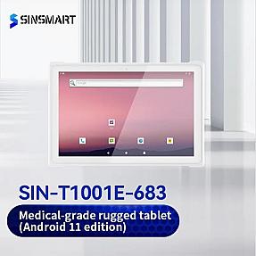 SINSMART SIN-T1001E-6833 10.1 inch ARM 5G Android Medical Rugged Tablet PC