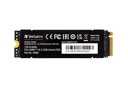 Verbatim Vi7000G PCIe NVMe M.2 SSD 1TB